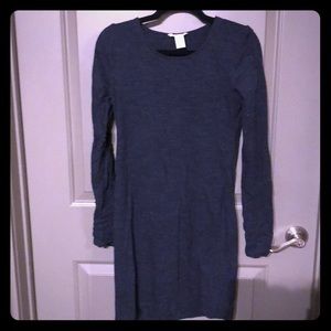H&M’s basic dress in charcoal navy blue